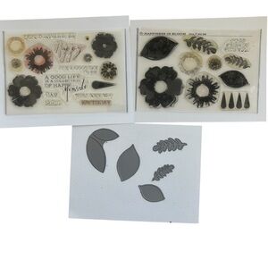 Papertrey Ink Happiness In Bloom Stamp & Die Set